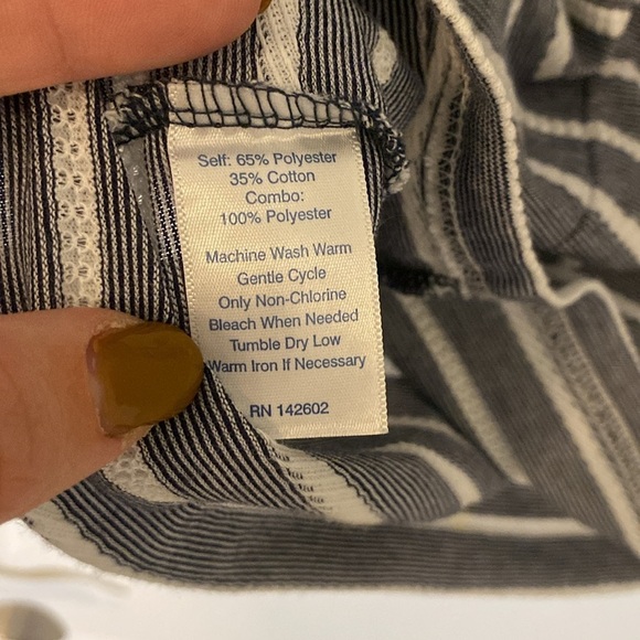 Sail to Sable | Blue and White Striped Dress | Small - Picture 8 of 8